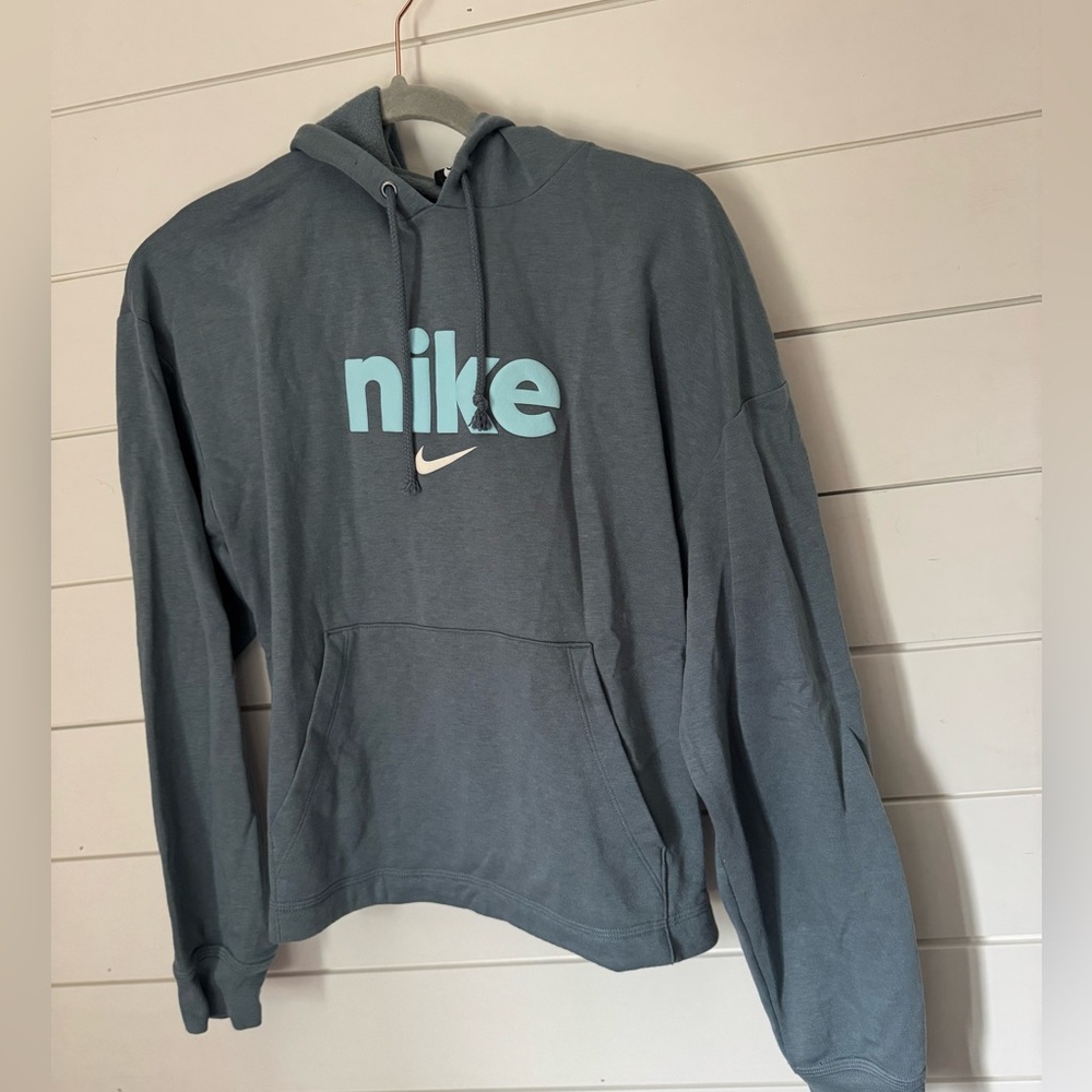 Nike Gray Hoodie with Logo